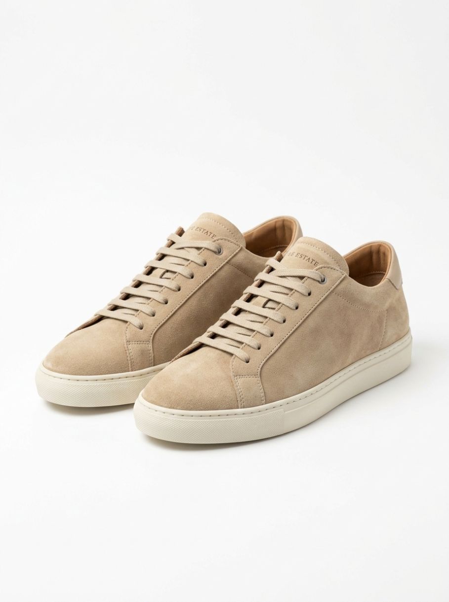 The Estate Suede Court Sneakers
